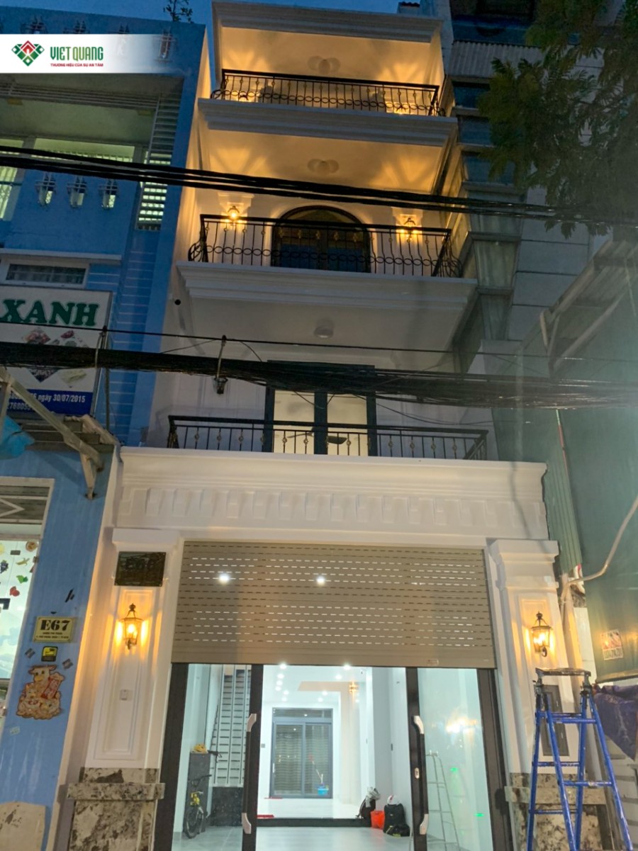 Thi công hoàn thiện nhà phố hiện đại 3 tầng nhà Anh Duẩn ở Quận 7