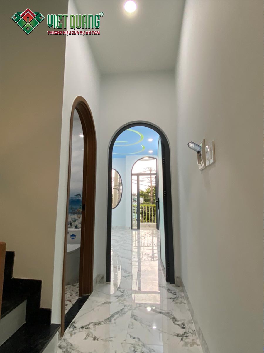 Hình ảnh bàn giao thi công trọn gói xây nhà anh Cơ Quận 8