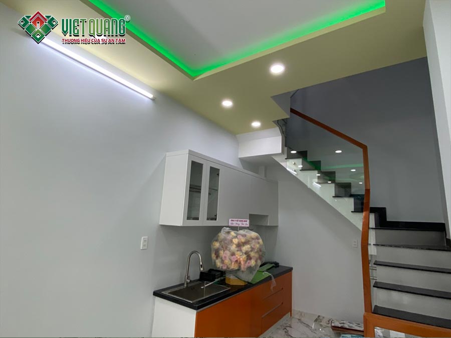 Hình ảnh bàn giao thi công trọn gói xây nhà anh Cơ Quận 8