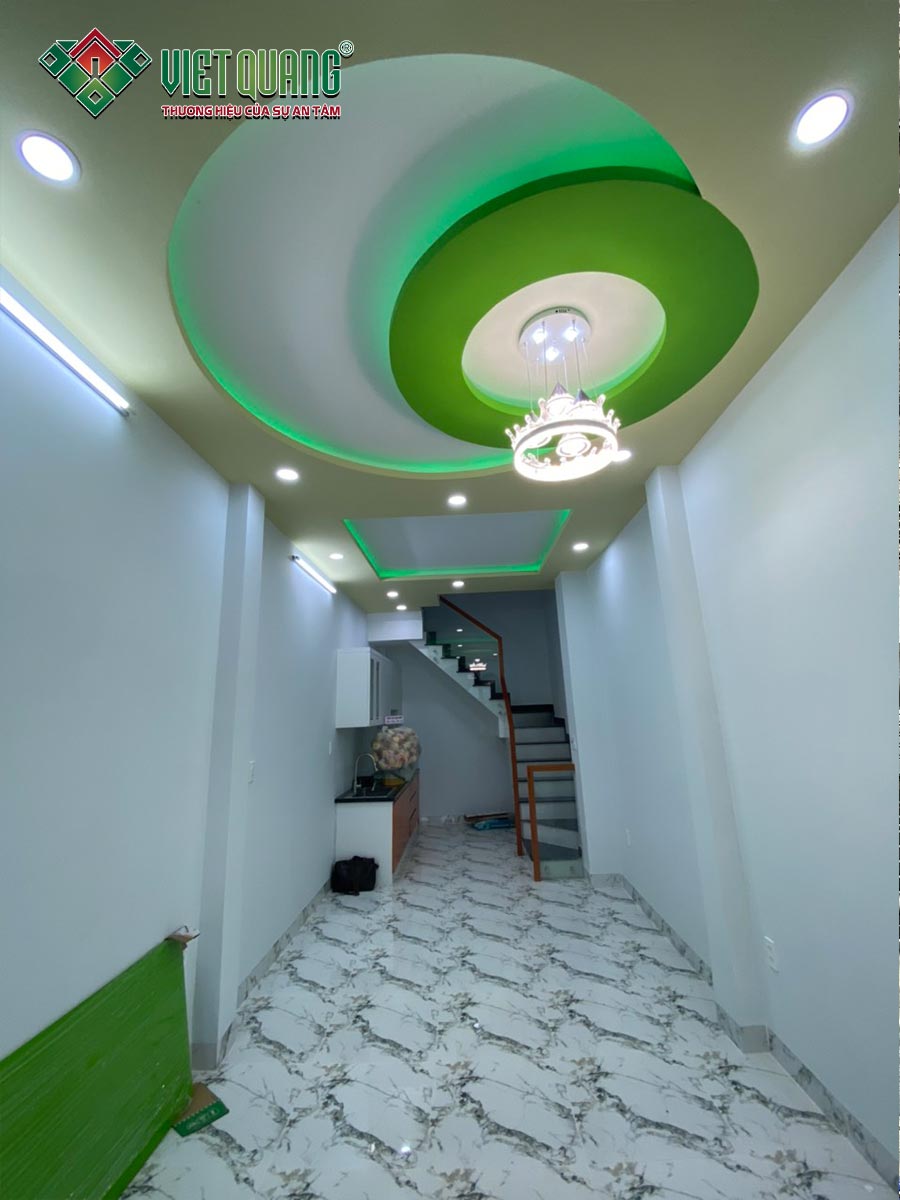 Hình ảnh bàn giao thi công trọn gói xây nhà anh Cơ Quận 8