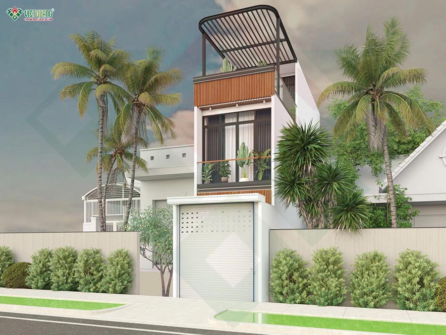 Mẫu Nhà phố 1 trệt 2 lầu 4x12m nhà anhLinh Phường An Hội Tây, TP. HCM 