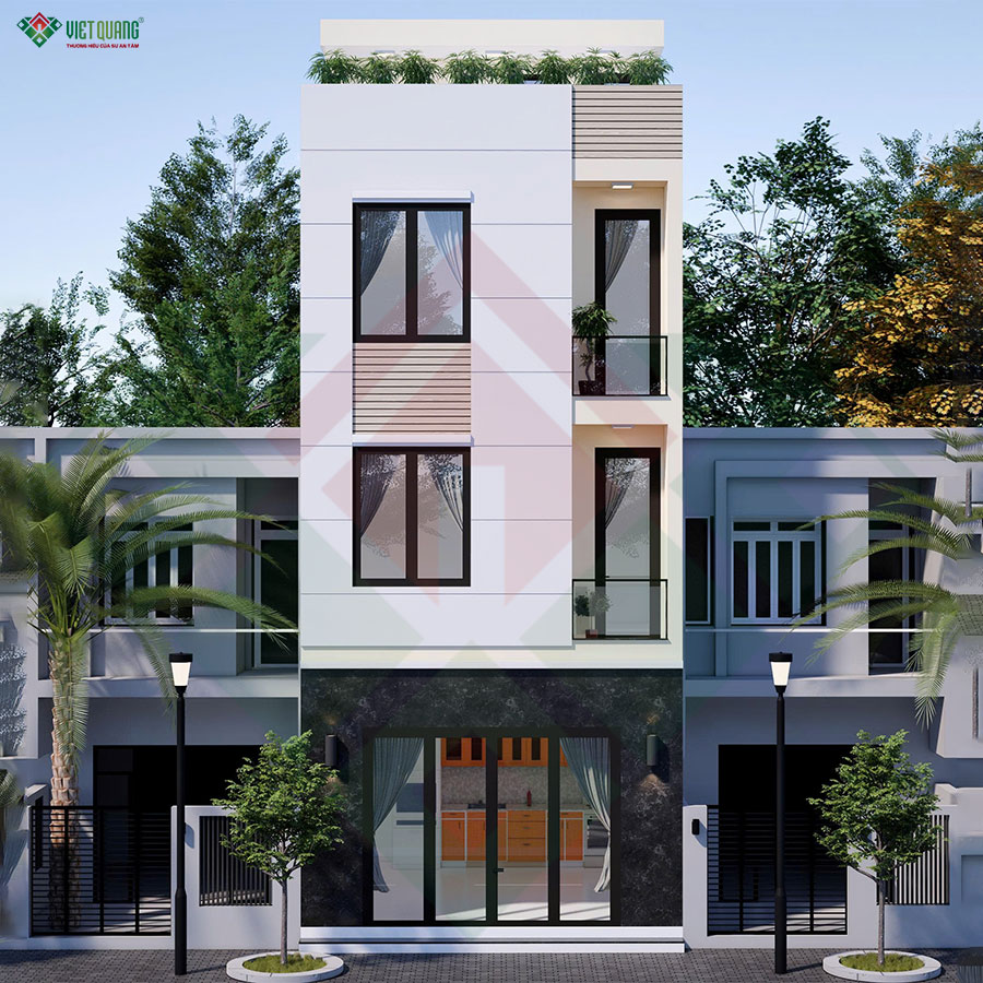 Mẫu nhà phố 3 tầng gia đình anh Trung tại TP Thủ Đức 