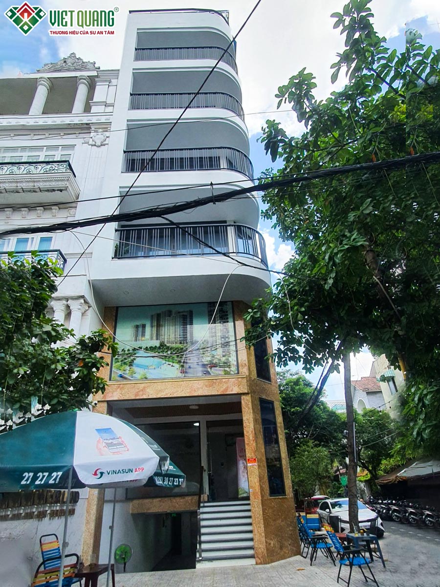 Xây dựng nhà 1 hầm 1 trệt 1 lửng 4 lầu sân thượng nhà anh Bằng Quận Tân Bình 