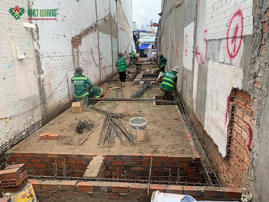 Xây dựng biệt thự 3 tầng của anh Thiện ở Quận Thủ Đức