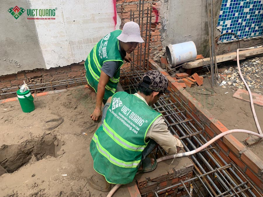 Xây dựng biệt thự 3 tầng của anh Thiện ở Quận Thủ Đức