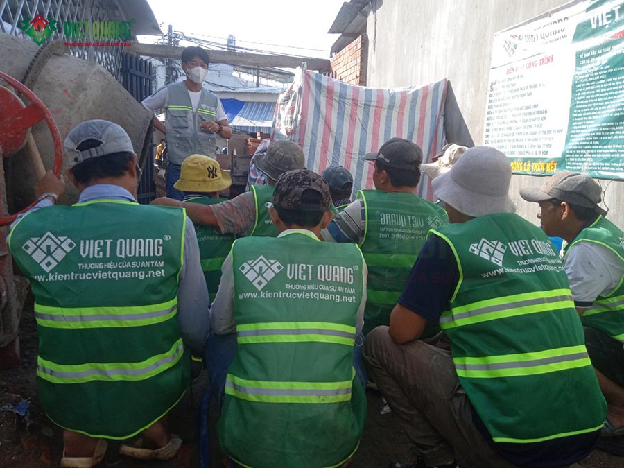 Xây dựng biệt thự 3 tầng của anh Thiện ở Quận Thủ Đức