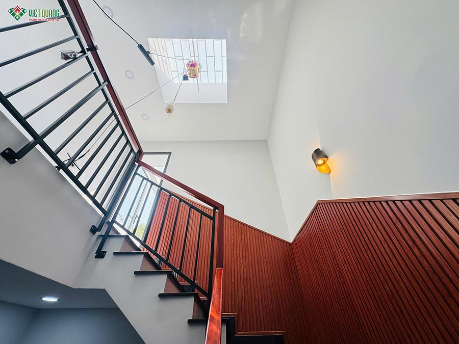 Bàn giao công trình nhà phố 1 trệt 2 lầu tum sân thượng tại quận 11