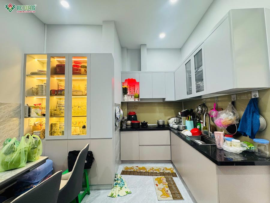 Bàn giao công trình nhà phố 1 trệt 2 lầu tum sân thượng tại quận 11