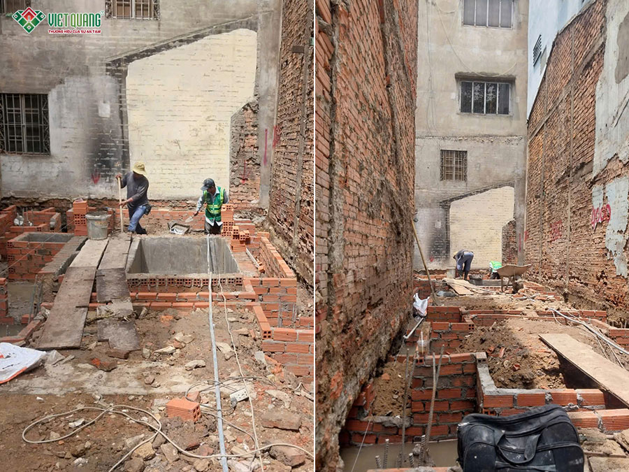 Thi công phần móng